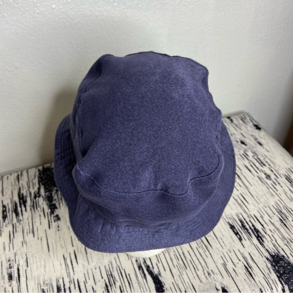 Vintage Y2K Nike Bucket Hat Navy Blue Center Swoosh L/XL - Picture 6 of 10